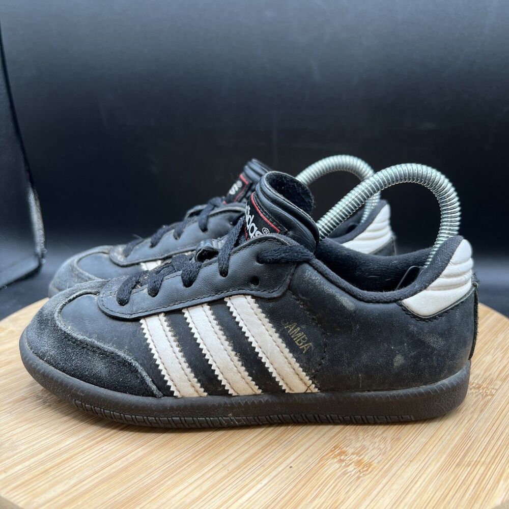 Adidas Youth Size 1 Samba Classic 036516 Black Casual Shoes Sneakers